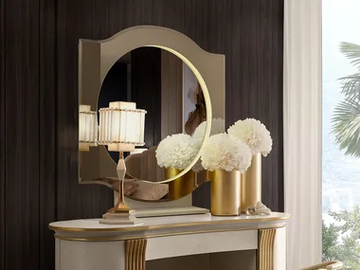 OLIVER - Framed wall-mounted mirror by A.R. Arredamenti - view 2